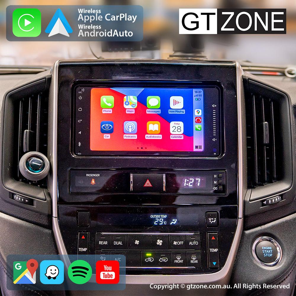 Toyota Landcruiser 200-Series Head Unit Upgrade Kit (2016-Present) - 7inch Wireless Multitouch Smartscreen with Apple Carplay Android Auto