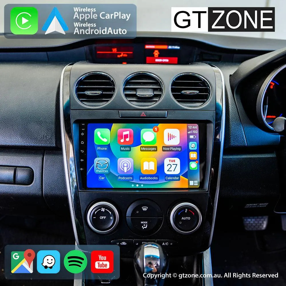 Mazda CX7 Head Unit Upgrade Kit (2009-2012) - 9inch Wireless Multitouch Smartscreen with Apple Carplay Android Auto