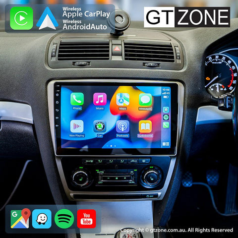 Skoda Octavia Head Unit Upgrade Kit (2013-2019) - 9inch Wireless Multitouch Smartscreen with Apple Carplay Android Auto