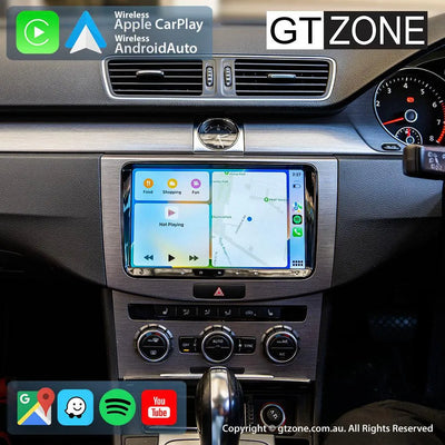 Volkswagen Passat Head Unit Upgrade Kit (2006-2015) - 9inch Wireless Multitouch Smartscreen with Apple Carplay Android Auto