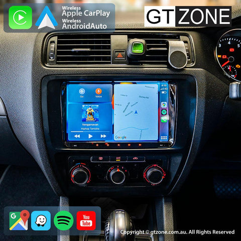 Volkswagen Jetta Carplay Android Auto Head Unit Stereo 2011-2018 9 inch - gtzone
