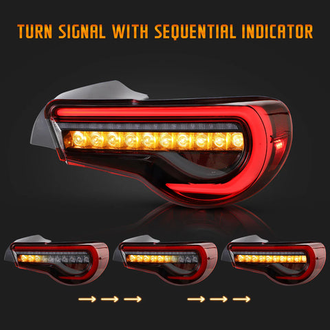 Toyota 86 Subaru BRZ 2012-2021 - Vland Sequential Tail Lights