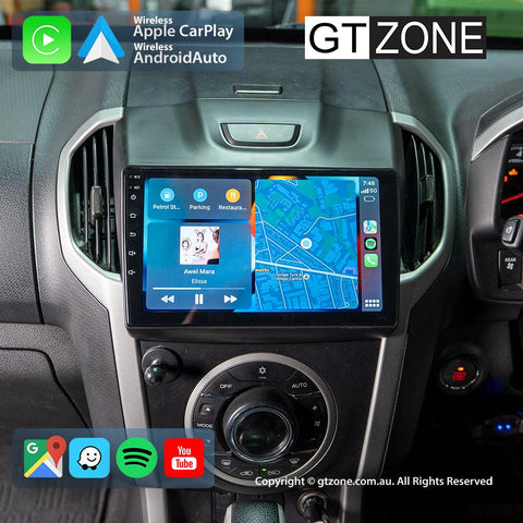 Isuzu D-Max Carplay Android Auto Head Unit Stereo 2013-2021 9 inch - gtzone