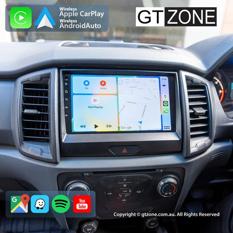 Ford Ranger Wireless Carplay Android Auto Head Unit Car Stereo 2015 - 2021 9 inch - gtzone