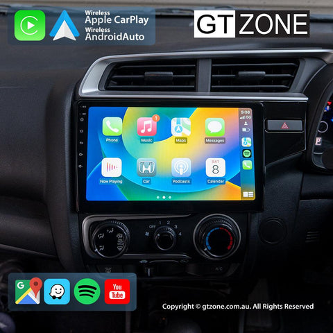 Honda Jazz Head Unit Upgrade Kit (2014-Present) - 9inch Wireless Multitouch Smartscreen with Apple Carplay Android Auto