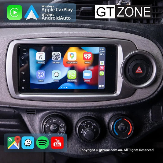 Toyota Yaris Head Unit Upgrade Kit (2011-2013) - 7inch Wireless Multitouch Smartscreen with Apple Carplay Android Auto 1000