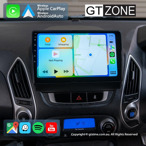 Hyundai ix35 Carplay Android Auto Head Unit Stereo 2009-2015 10 inch - gtzone