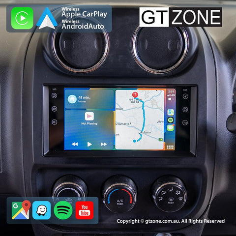 Jeep Compass Carplay Android Auto Head Unit Stereo 2010-2016 - gtzone