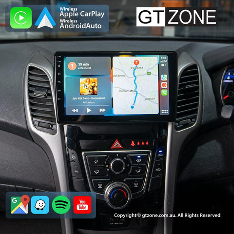 HyundaiI i30 Carplay Android Auto Head Unit Stereo 2012-2017 9 inch - gtzone