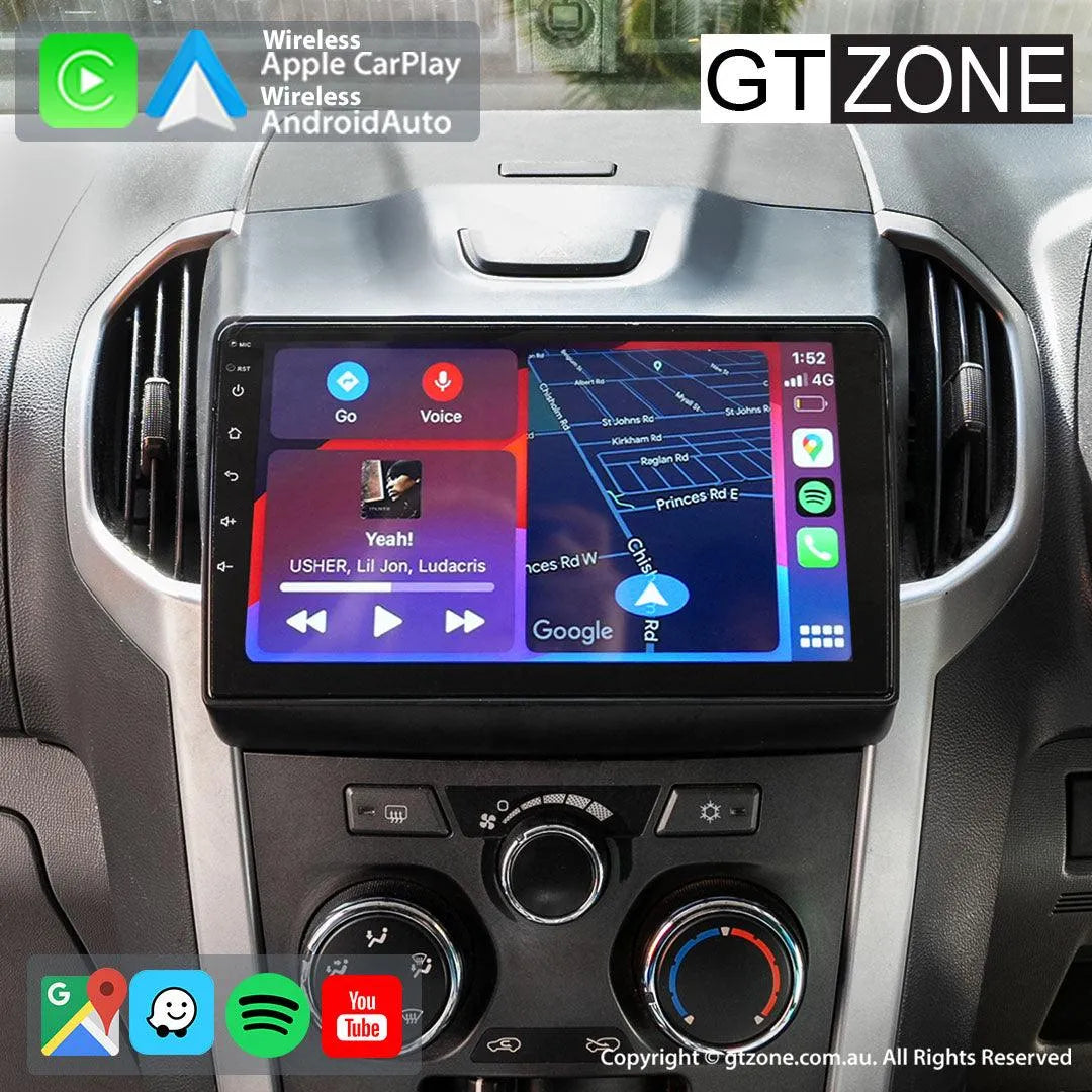 Holden Colorado Head Unit Upgrade Kit (2014-2016) - 9inch Wireless Multitouch Smartscreen with Apple Carplay Android Auto