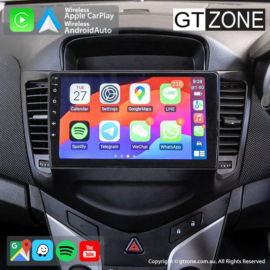 Holden Cruze Head Unit Upgrade Kit (2009-2016) - 9inch Wireless Multitouch Smartscreen with Apple Carplay Android Auto 1080