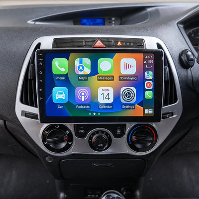 Hyundai I20 2012 after installing Apple CarPlay & Android Auto head unit. 