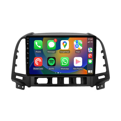 Hyundai Santa Fe Head Unit Upgrade Kit (2006-2012) - 9inch Wireless Apple CarPlay Android Auto