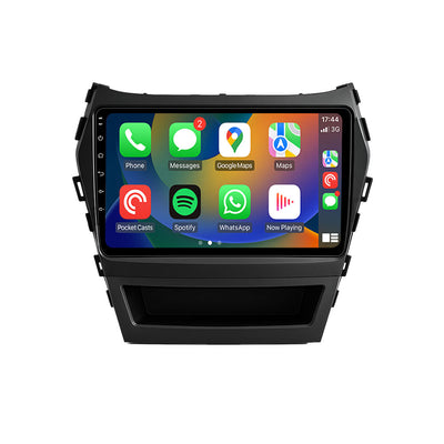 Hyundai Santa Fe Head Unit Upgrade Kit (2013-2018) - 9inch Wireless Apple CarPlay Android Auto