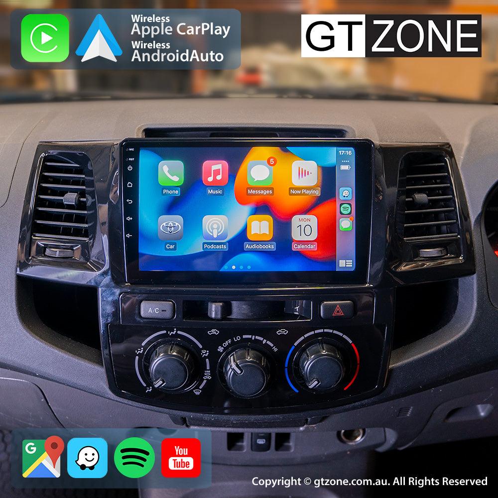 Toyota Hilux Head Unit Upgrade Kit (2005-2015) - 9inch Wireless MultiTouch Smartscreen with Apple Carplay Android Auto