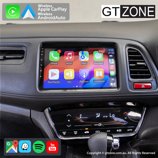 Honda HRV Head Unit Upgrade Kit (2014-2021) - 9 inch Stereo with Wireless Apple Carplay Android Auto 1080