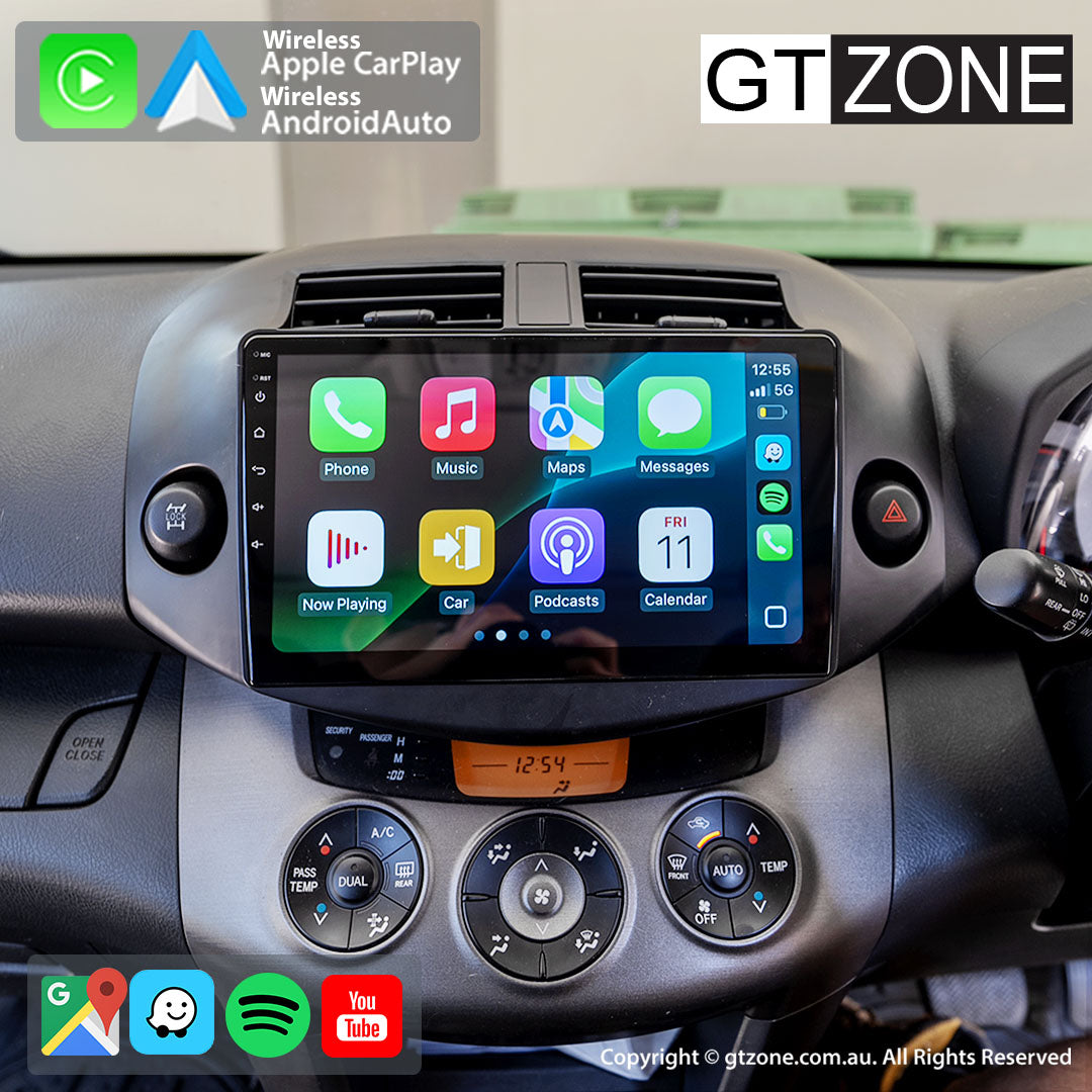 Toyota RAV4 Head Unit Upgrade Kit (2006-2011) - 13inch Wireless Apple Carplay Android Auto