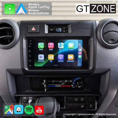 Toyota Landcruiser 79-Series Head Unit Upgrade Kit (1983-Present) - 7inch Wireless Multitouch Smartscreen with Apple Carplay Android Auto