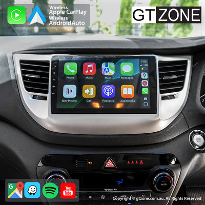 Hyundai Tuscon Head Unit Upgrade Kit (2015-2018) - 9inch Wireless Apple CarPlay Android Auto