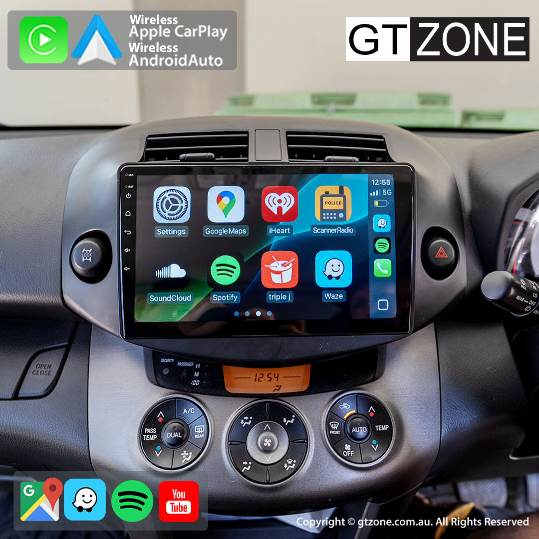 Toyota RAV4 Head Unit Upgrade Kit (2006-2011) - 13inch Wireless Apple Carplay Android Auto