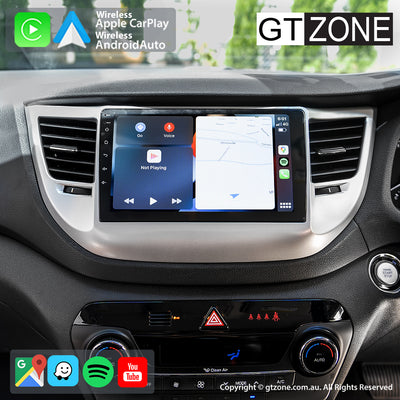 Hyundai Tuscon Head Unit Upgrade Kit (2015-2018) - 9inch Wireless Apple CarPlay Android Auto