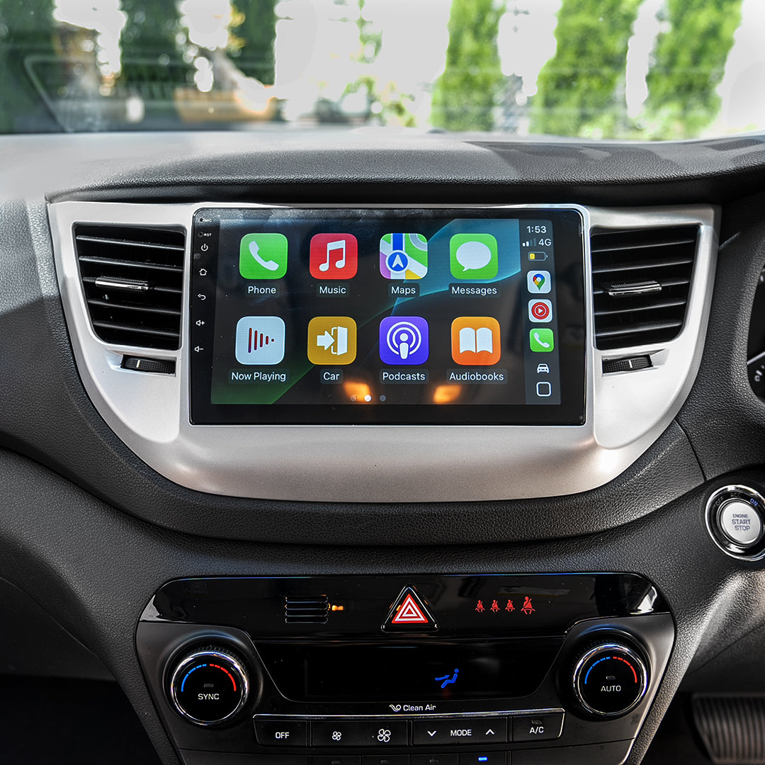 Hyundai Tuscon Head Unit Upgrade Kit (2015-2018) - 9inch Wireless Apple CarPlay Android Auto