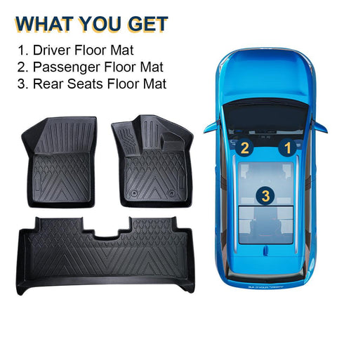 BYD Atto 3 Custom-Fit All Weather Waterproof TPE Floor Mat