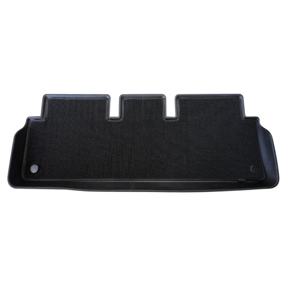 Tesla Model 3 All Weather Waterproof TPE rear Floor Mat with removable anti-slip carpet.