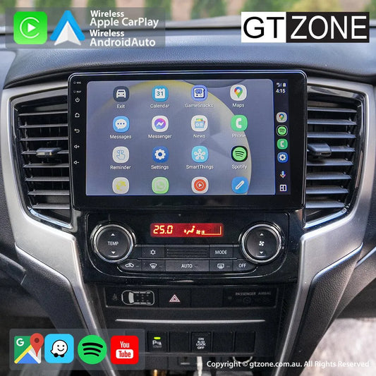 Mitsubishi Triton Head Unit Upgrade Kit (2019-2023) - 9inch Wireless Multitouch Smartscreen with Apple Carplay Android Auto 1080