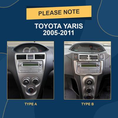 Toyota Yaris Head Unit Upgrade Kit (2005-2011) - 7 inch Wireless Apple Carplay Android Auto