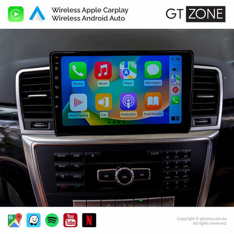 Mercedes Benz ML Carplay Android Auto Head Unit Stereo 2012-2015 9 inch - gtzone