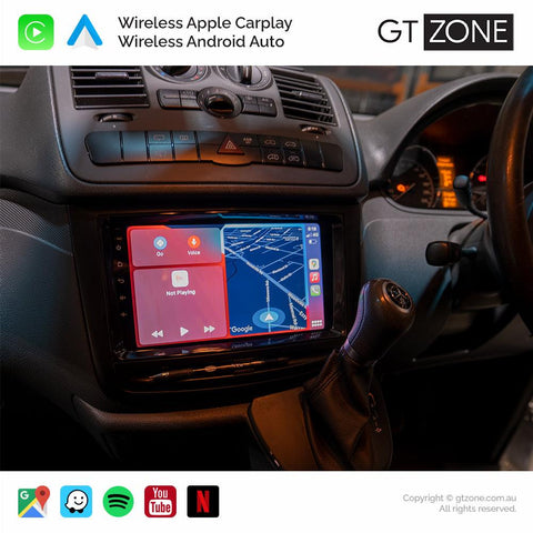 Mercedes Benz Vito Carplay Android Auto Head Unit Stereo 2006-2014 9 inch - gtzone