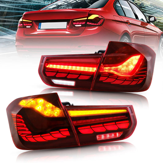 BMW 3 Series F30 F80  - Vland Sequential Tail Lights Dragon Scale Style