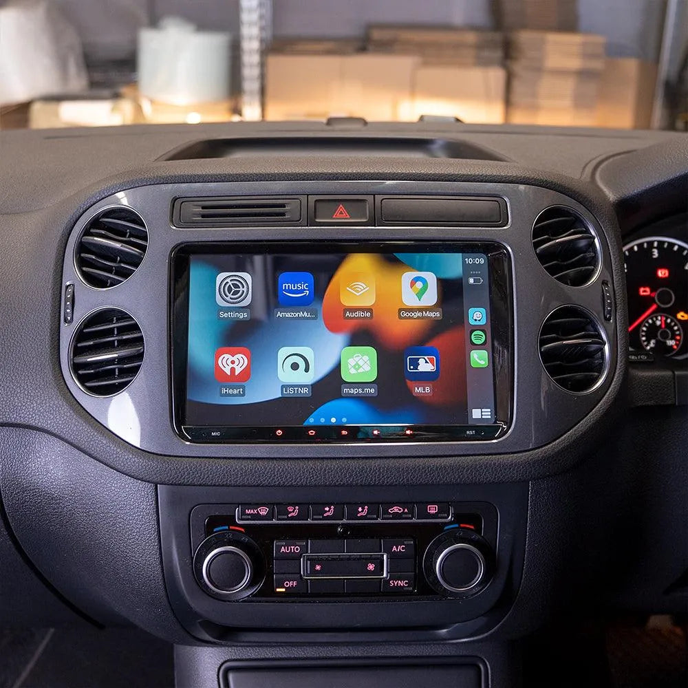 Volkswagen Tiguan Head Unit Upgrade Kit (2008-2014) - 9inch Wireless Multitouch Smartscreen with Apple Carplay Android Auto