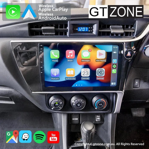 Toyota Corolla Sedan Head Unit Upgrade Kit (2017-2019) - 10inch Wireless MultiTouch Smartscreen with Apple Carplay Android Auto