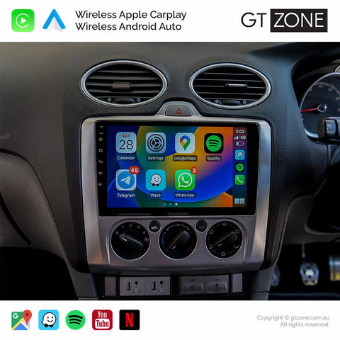 Ford Focus Carplay Android Auto Head Unit Stereo 2005-2011 9 inch - gtzone