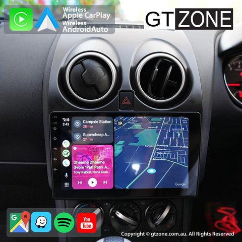 Nissan Dualis (2007-2013) Car Stereo Upgrade Kit - 9" Head Unit with Apple Carplay & Android Auto