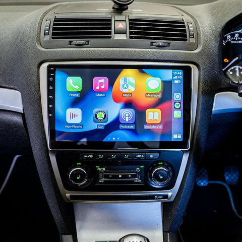 Skoda Octavia Head Unit Upgrade Kit (2013-2019) - 9inch Wireless Multitouch Smartscreen with Apple Carplay Android Auto